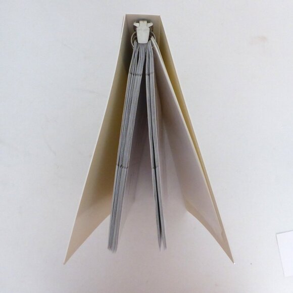 NEW 500 BUSINESS CARD RINGED BINDER CARD HOLDER SLEEVES & TABS JAPAN - Picture 12 of 12